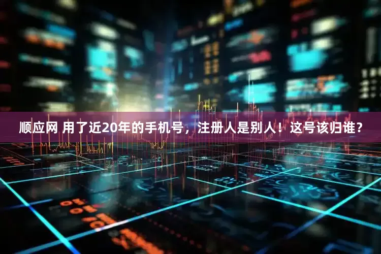 顺应网 用了近20年的手机号，注册人是别人！这号该归谁？
